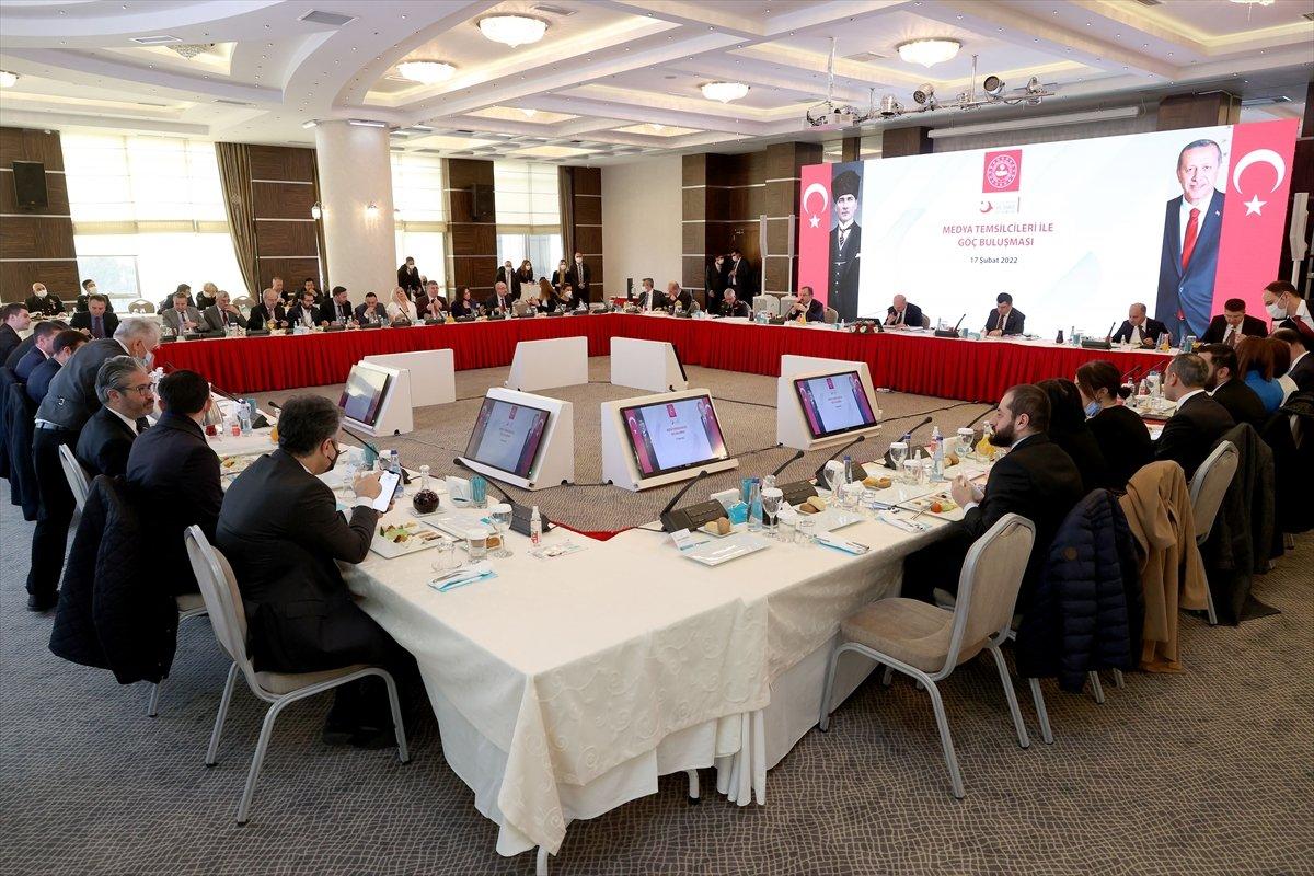 İçişleri Bakanı Süleyman Soylu, medya temsilcileriyle bir araya geldi