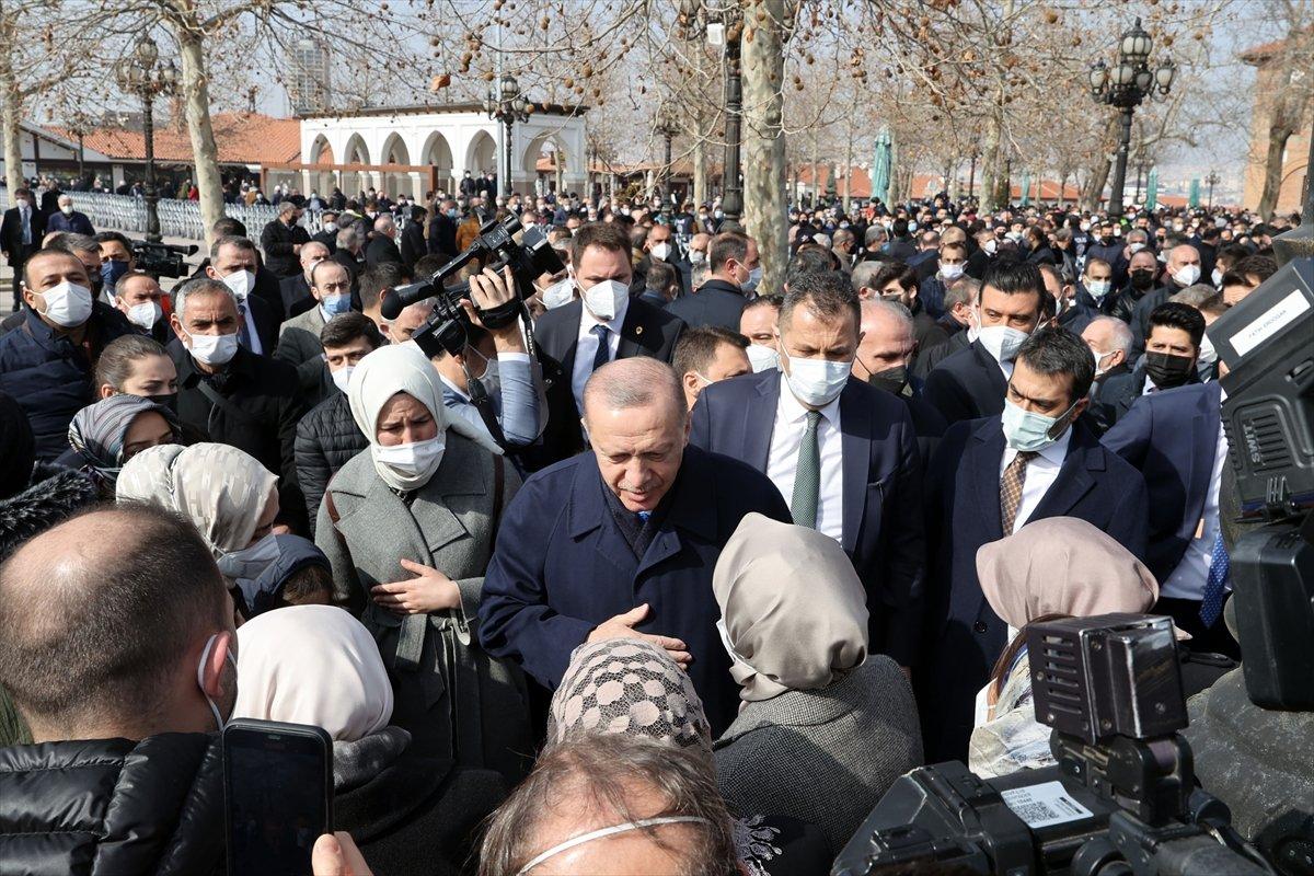 Cumhurbaşkanı Erdoğan, Ahmet Erdoğan'ın cenaze namazına katıldı