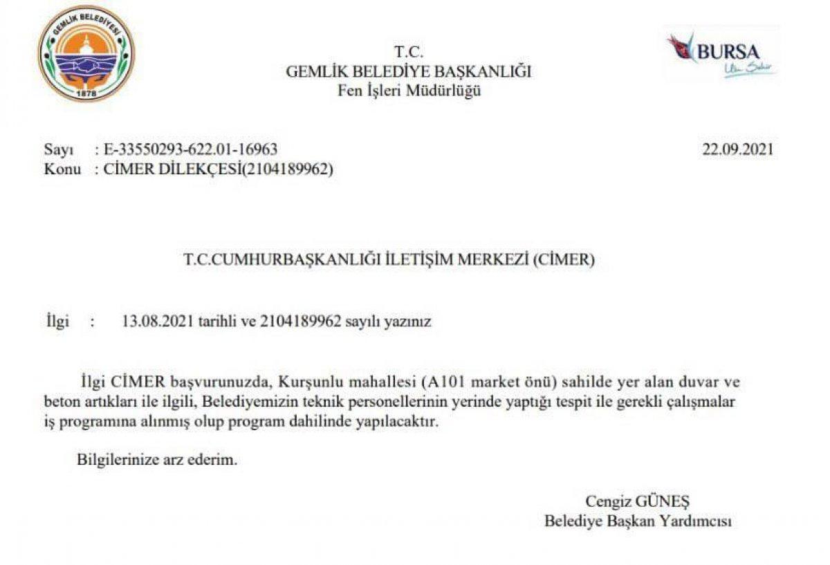 Gemlik'te çöken duvarlar için aylardır çalışma başlatılmadı