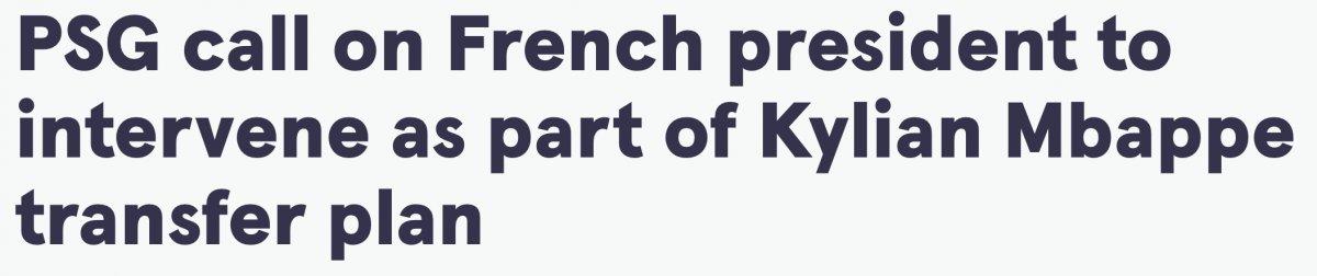 Macron, PSG için Mbappe'yi aradı