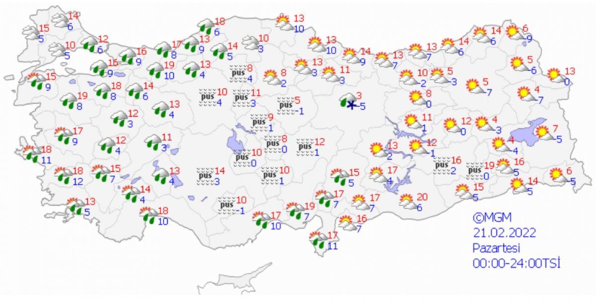 Meteoroloji'den birçok il için yağış uyarısı