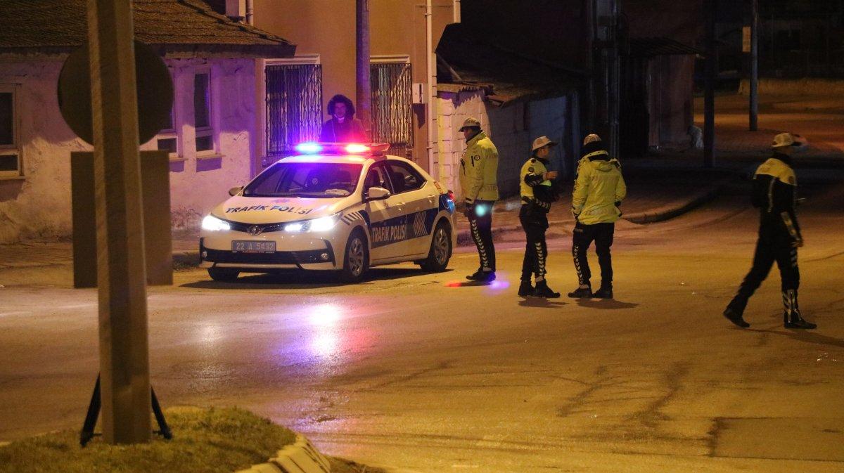 Edirne'de denetime giren sürücülerden savunmalar