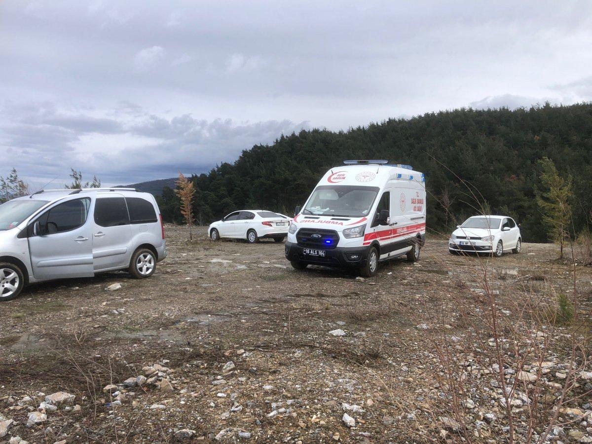 Bursa'da 'hava aracı düştü' ihbarı