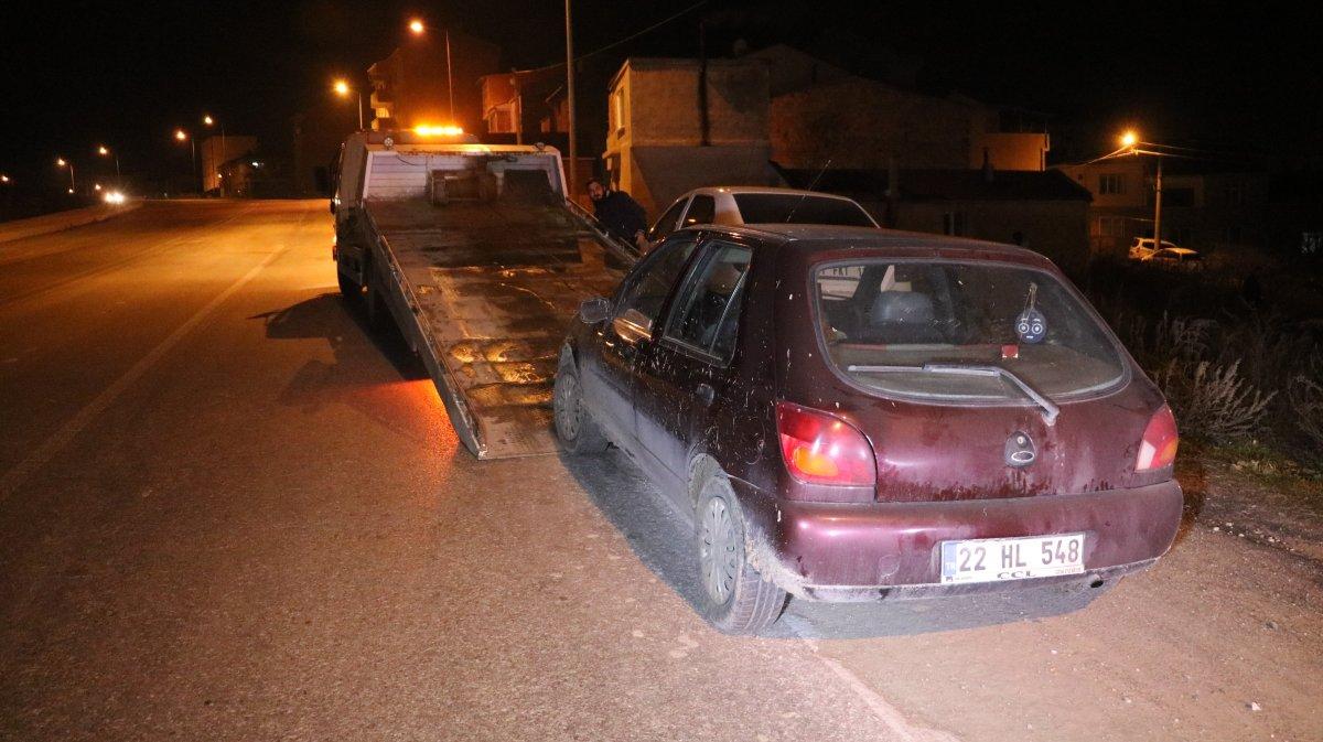 Edirne'de denetime giren sürücülerden savunmalar