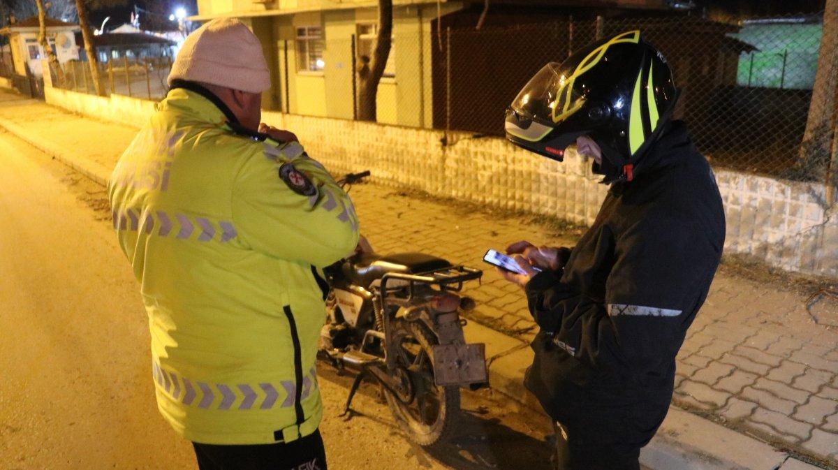 Edirne'de denetime giren sürücülerden savunmalar