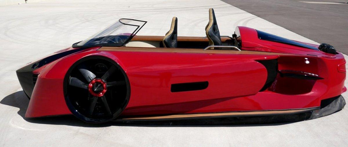 İngiltere'de dünyanın ilk lüks spor hovercraftı geliştirildi