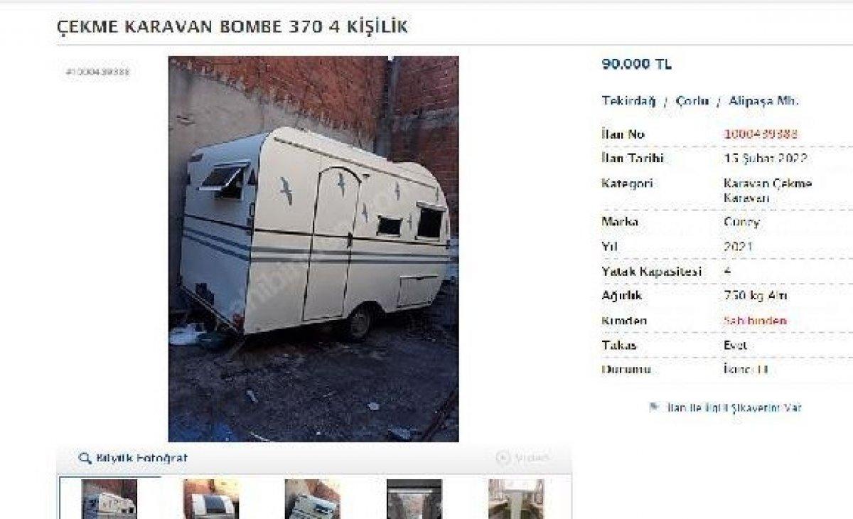 Edirne'de çaldıkları karavanı satmaya çalışan çift, suçüstü yakalandı