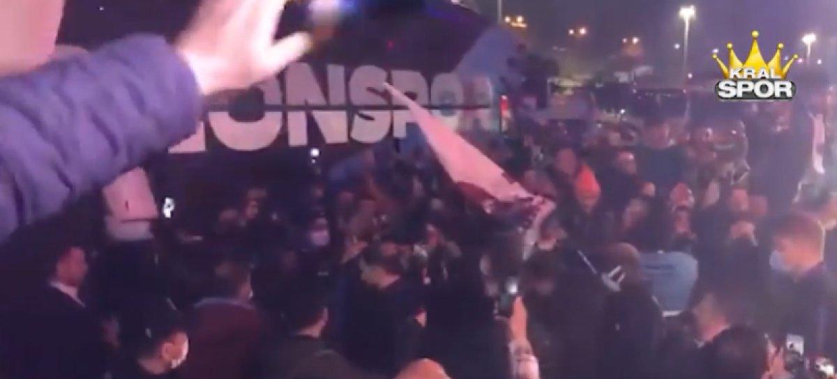 Trabzonspor'a, Trabzon'da coşkulu karşılama