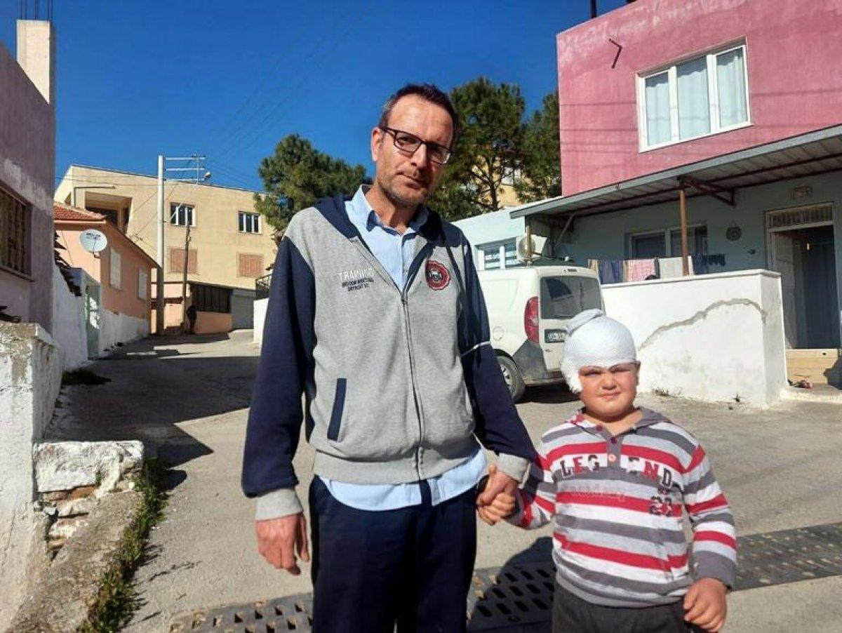 İzmir’de, 6 yaşındaki çocuğa pitbull melezi köpek saldırdı