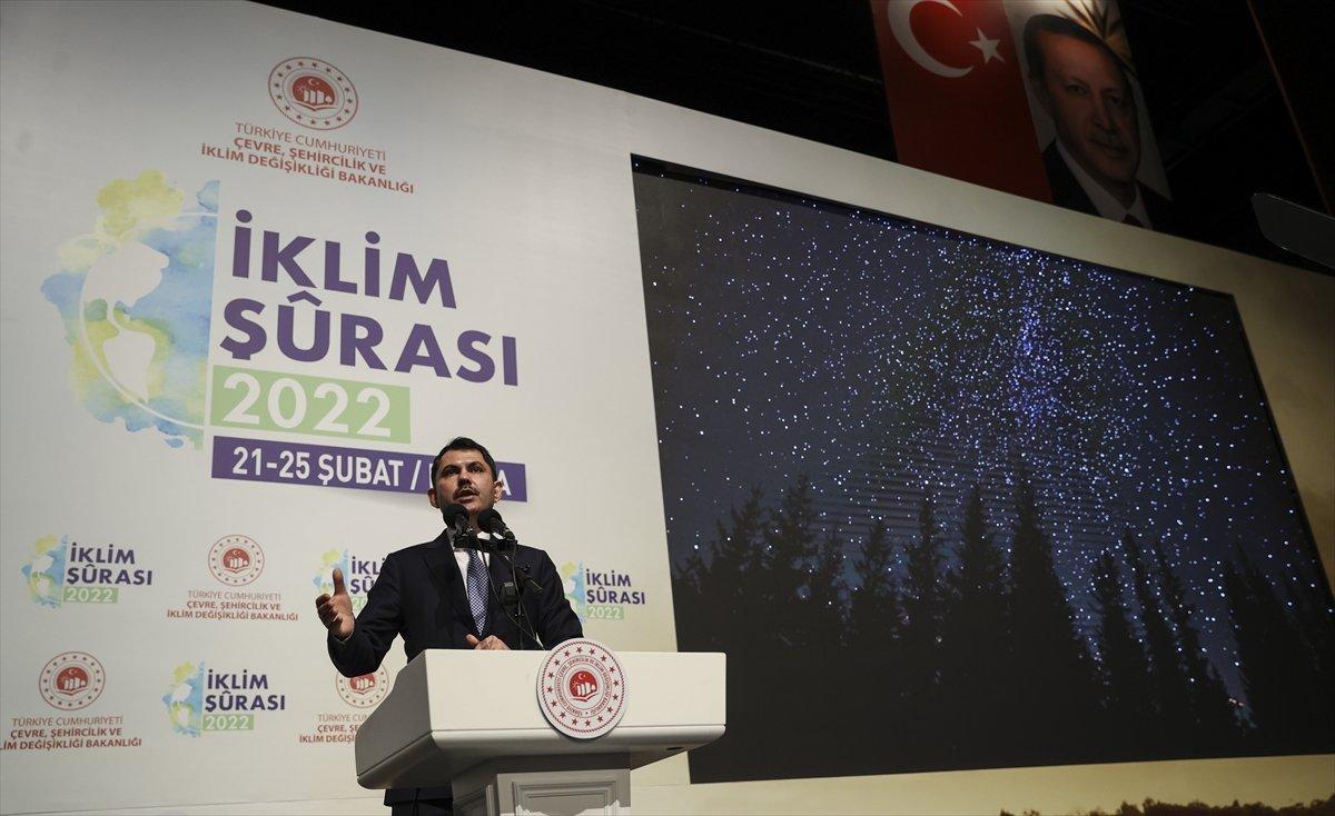 Murat Kurum: Türkiye’nin acilen kapsamlı bir İklim Kanunu’na ihtiyacı var