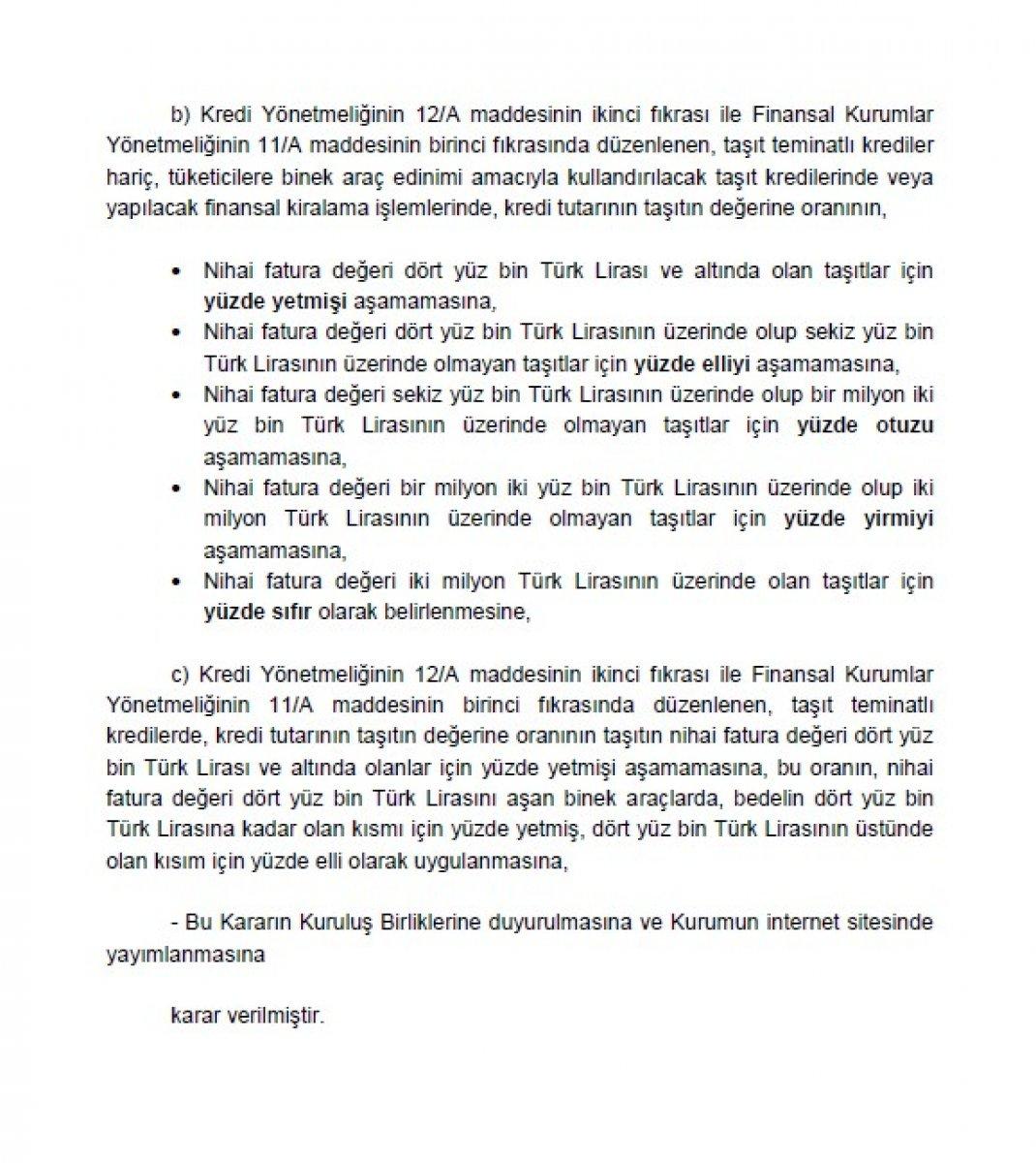 Otomotivde taksit limitleri ve kredi vadelerinde değişiklik