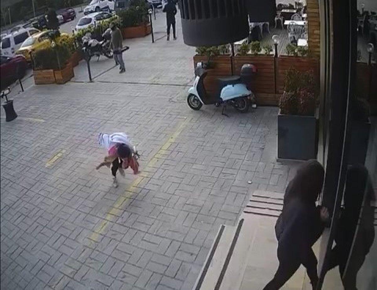 Bursa'da eski eşini öldüren polisin saldırısına ait yeni görüntüler