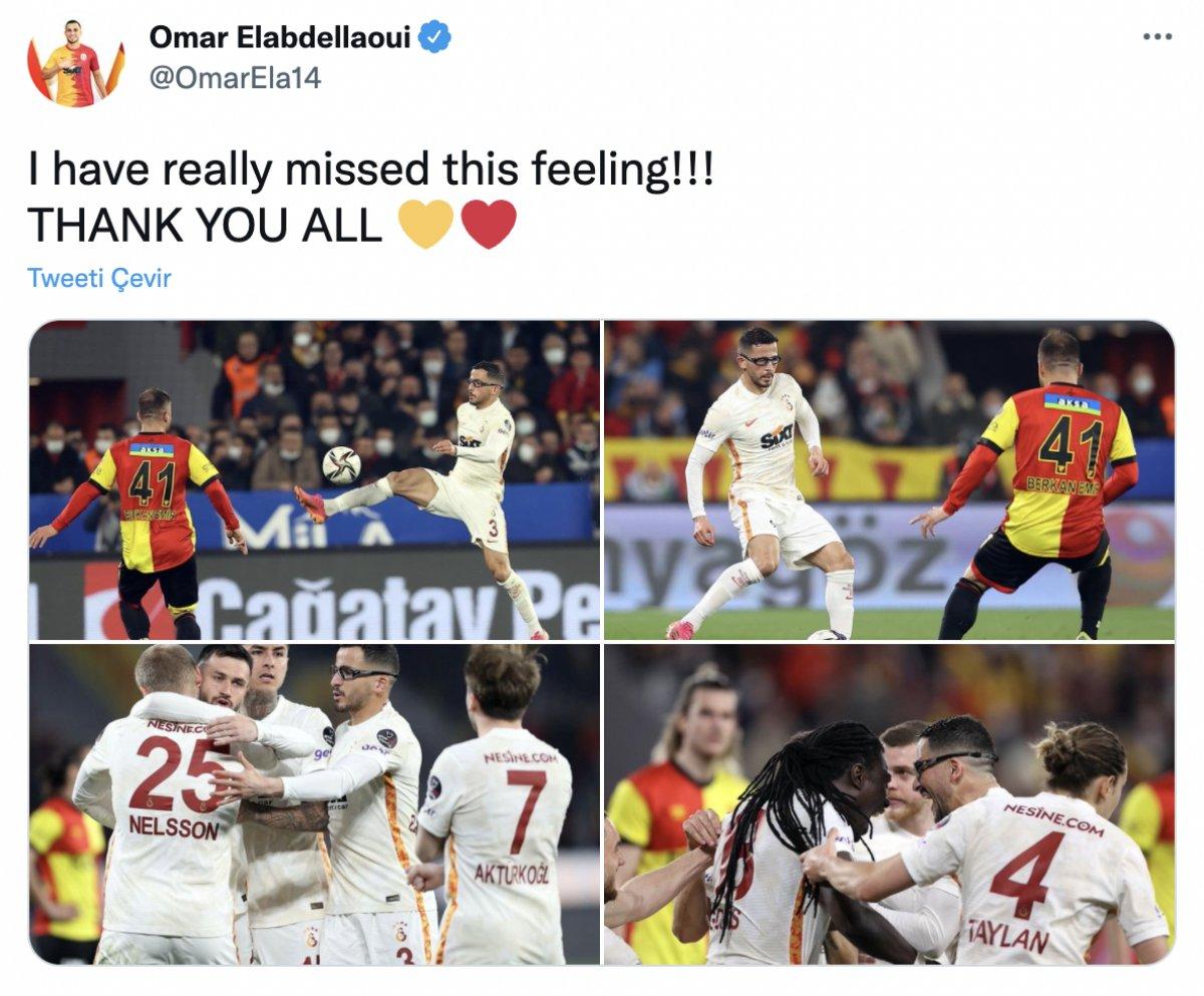 Omar'dan teşekkür paylaşımı