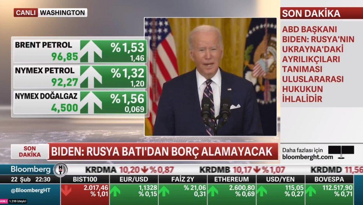 Joe Biden konuşurken petrol ve doğalgaz fiyatları yükseldi