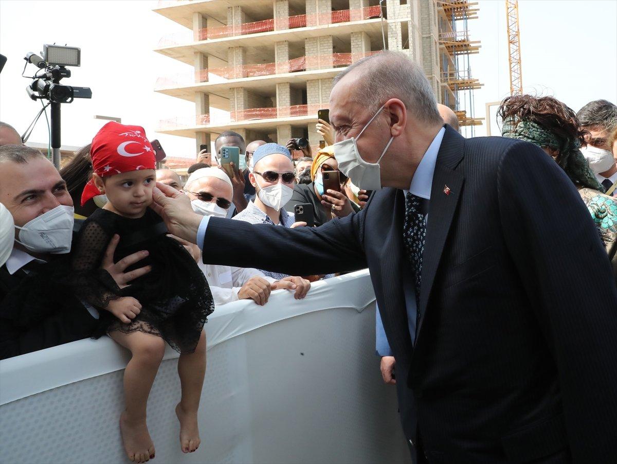 Cumhurbaşkanı Erdoğan, Türkiye'nin Dakar Büyükelçiliği kançılarya binasının açılışını yaptı