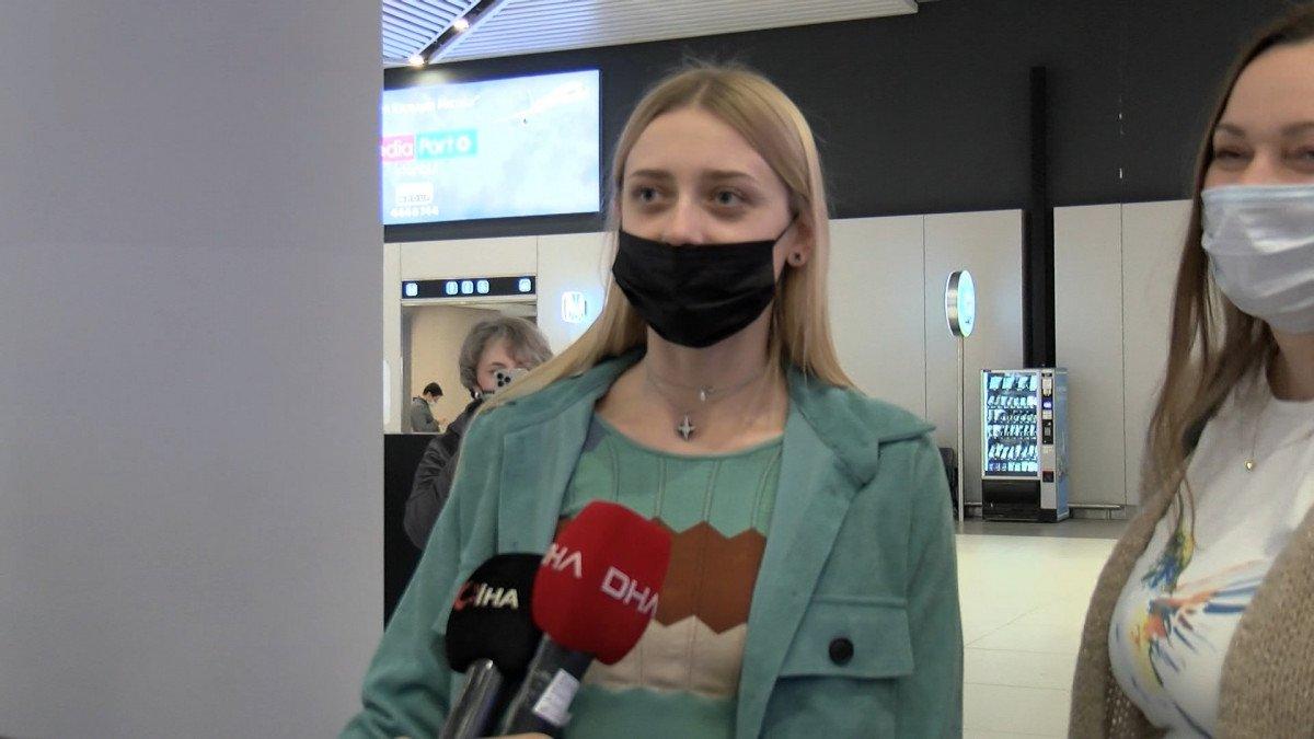 Türkiye'ye gelen Ukraynalılar son durumu anlattı