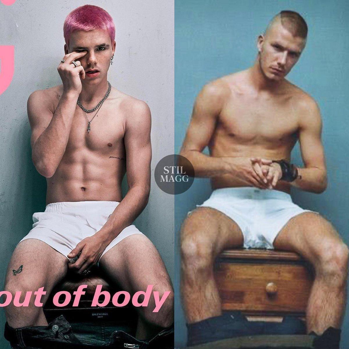 David Beckham'ın oğlu Cruz'un dergi pozları