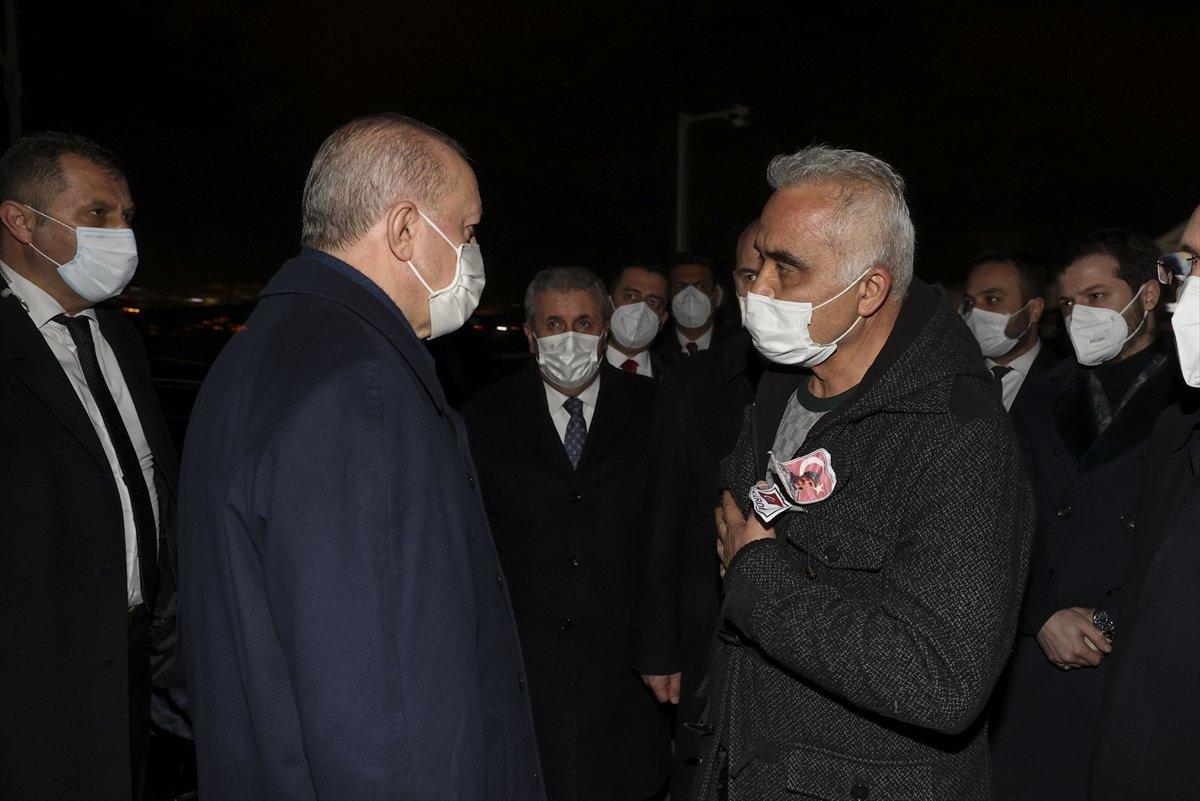 Cumhurbaşkanı Erdoğan, şehit Hayrettin Eren'in ailesini ziyaret etti