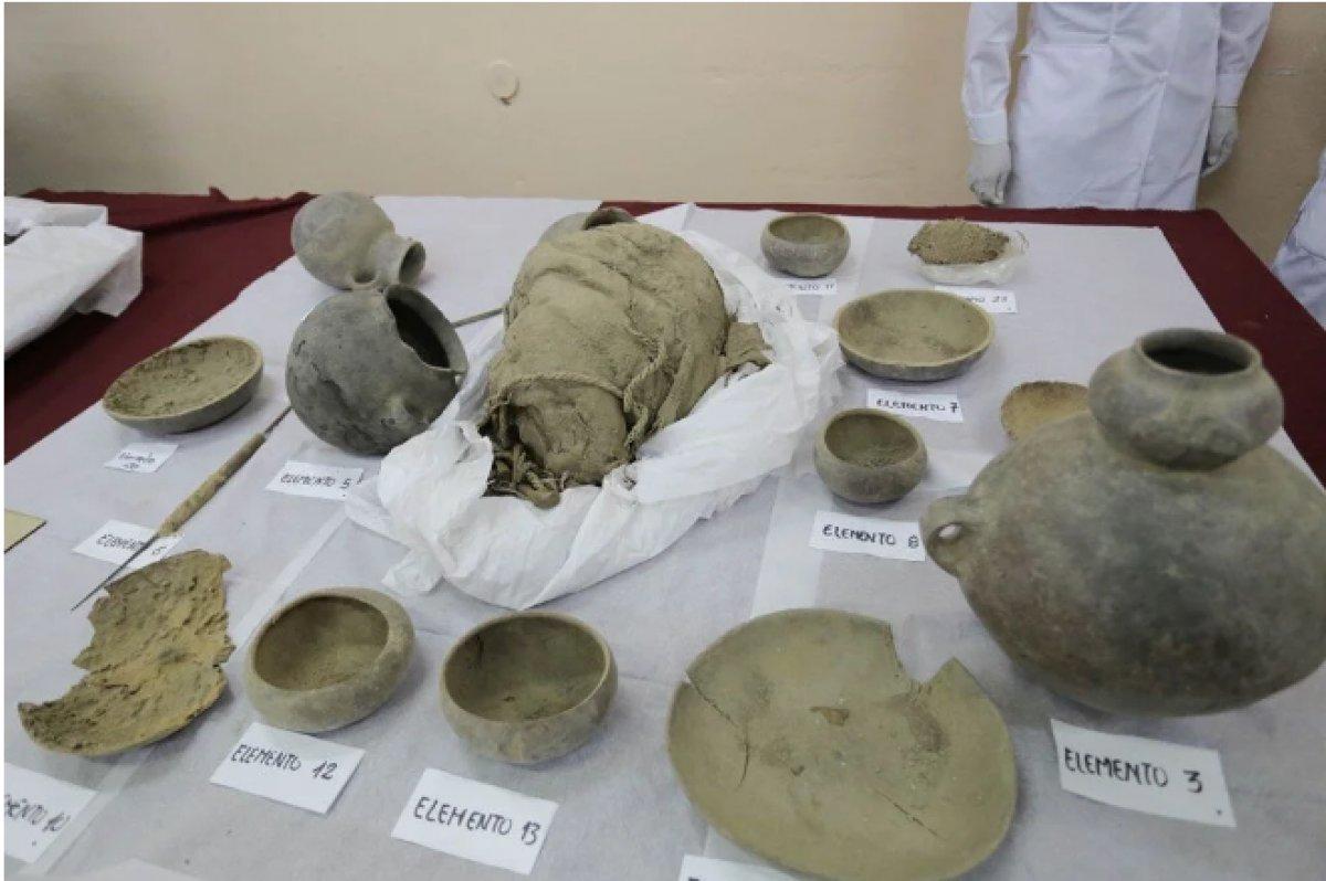 Peru'da bulunan çocuk ve yetişkin mumyaları sergide görücüye çıktı