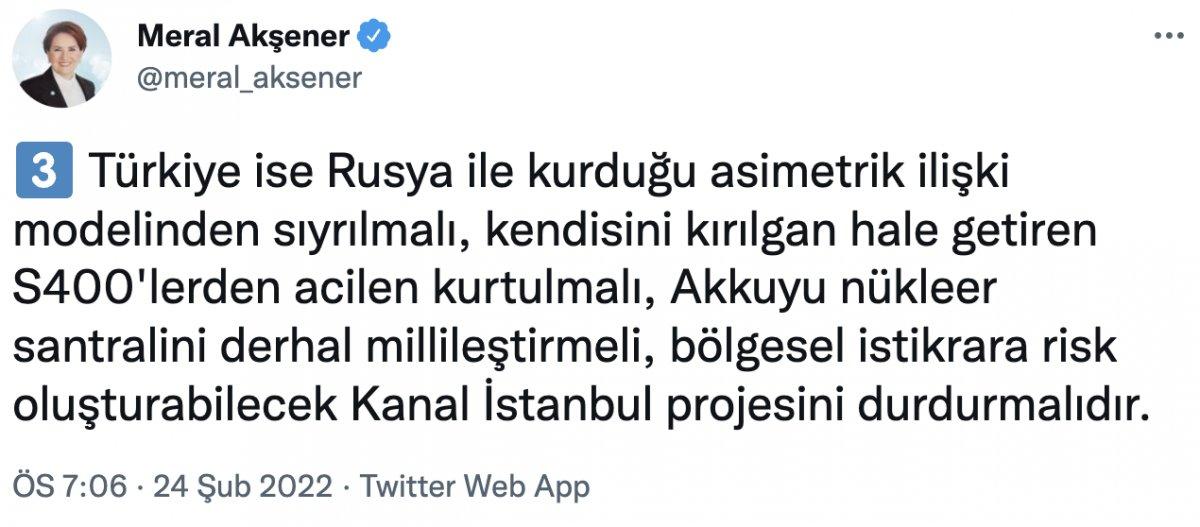 Meral Akşener: Kanal İstanbul durdurulmalı