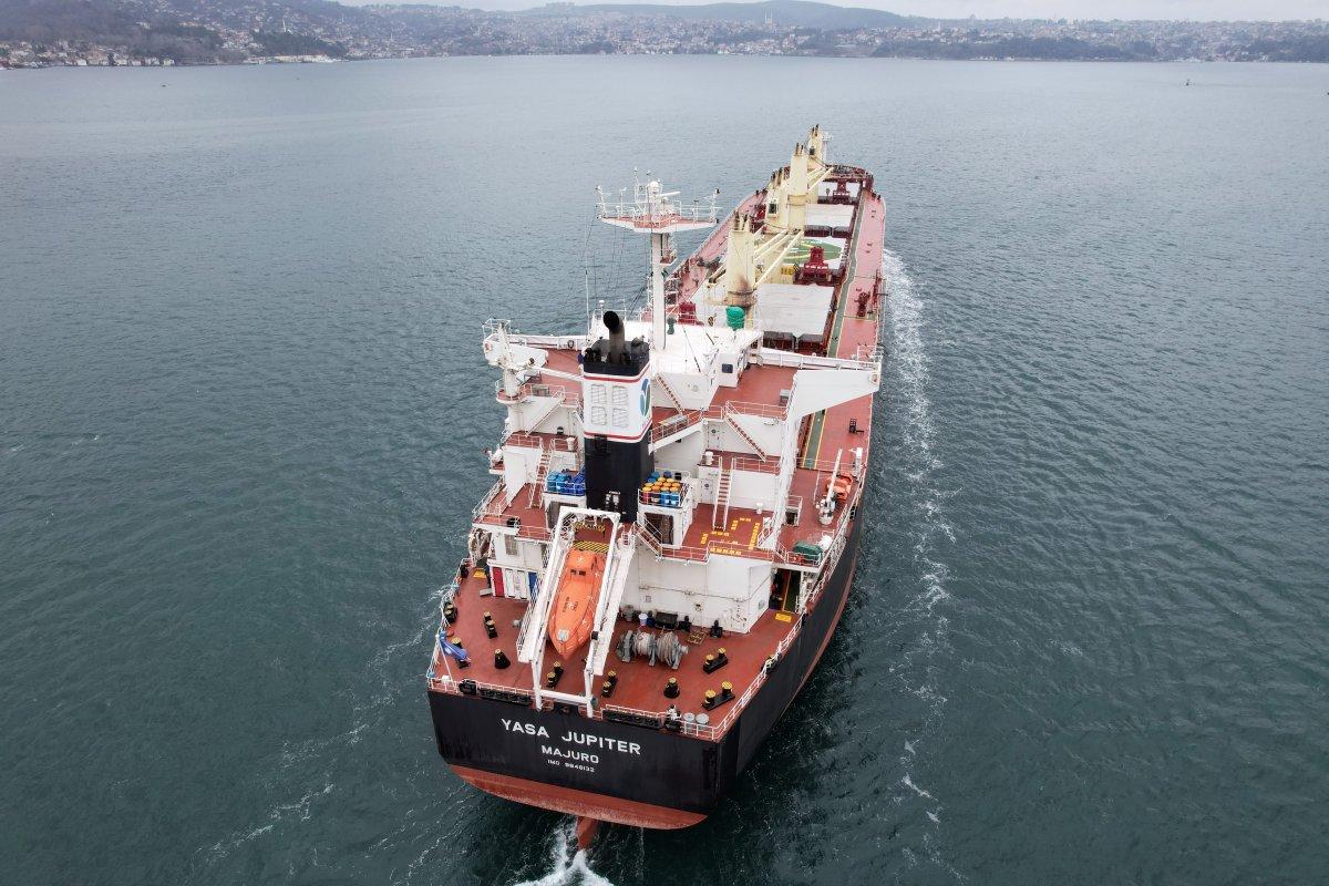 Odessa'da vurulan Türk gemisi İstanbul'a ulaştı