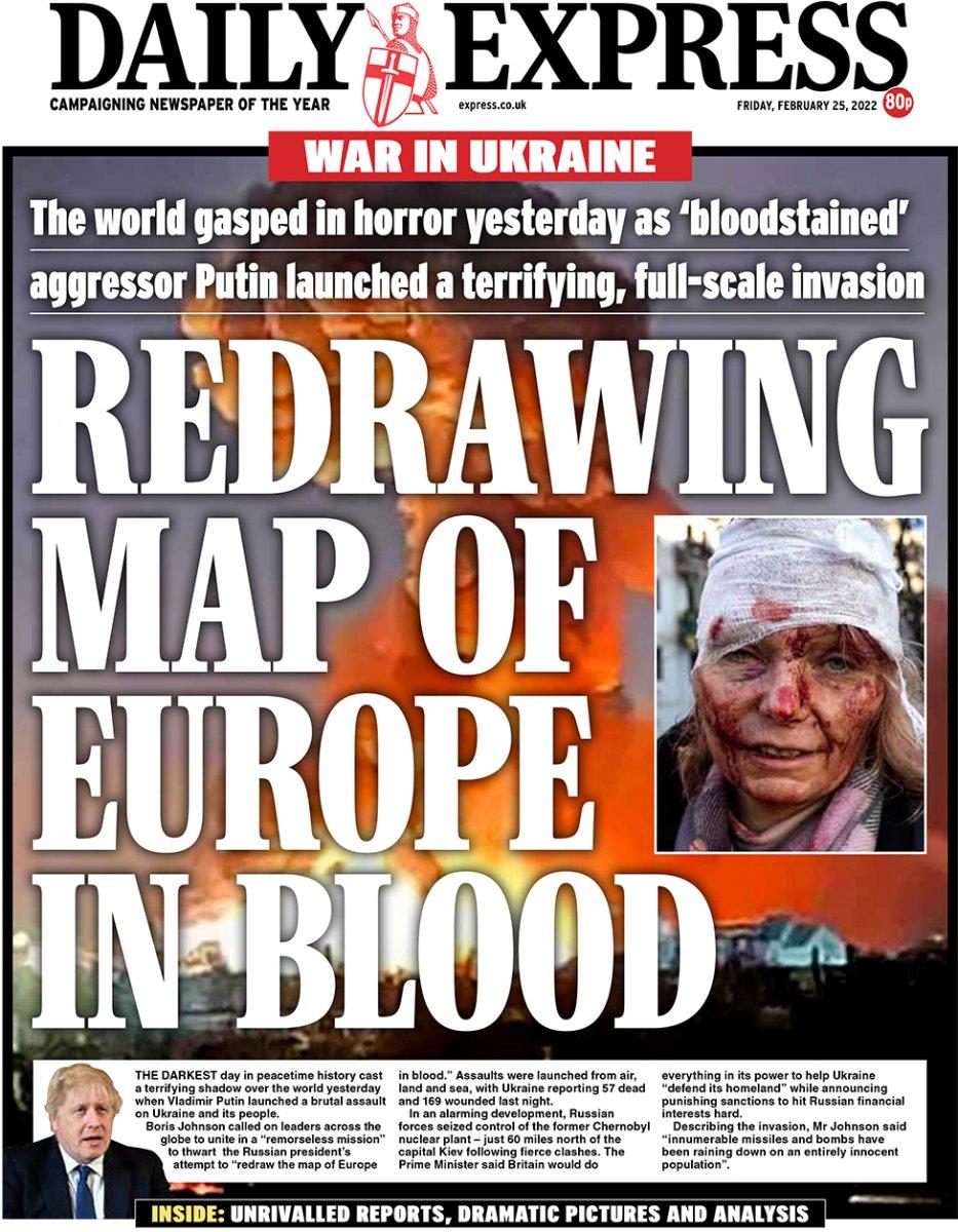 Rusya'nın Ukrayna'ya askeri harekatı dünya gündeminin ilk sırasında