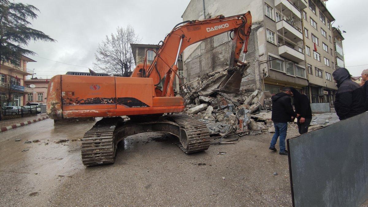 Kastamonu'da makine operatörünün kazası kamerada