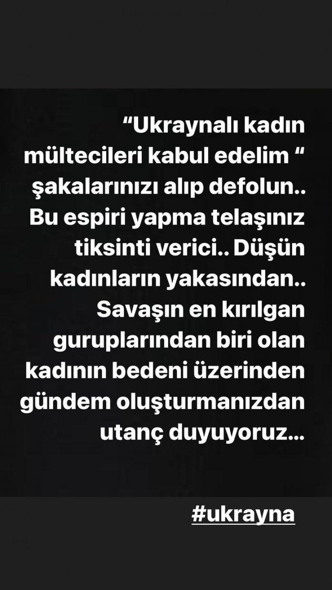 Songül Öden, Ukraynalı kadınlarla ilgili yapılan şakalara sinirlendi