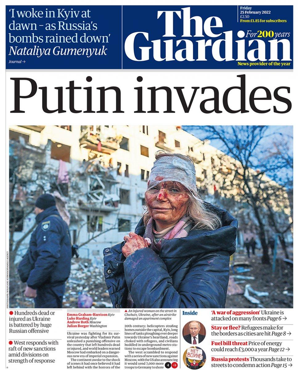 Rusya'nın Ukrayna'ya askeri harekatı dünya gündeminin ilk sırasında