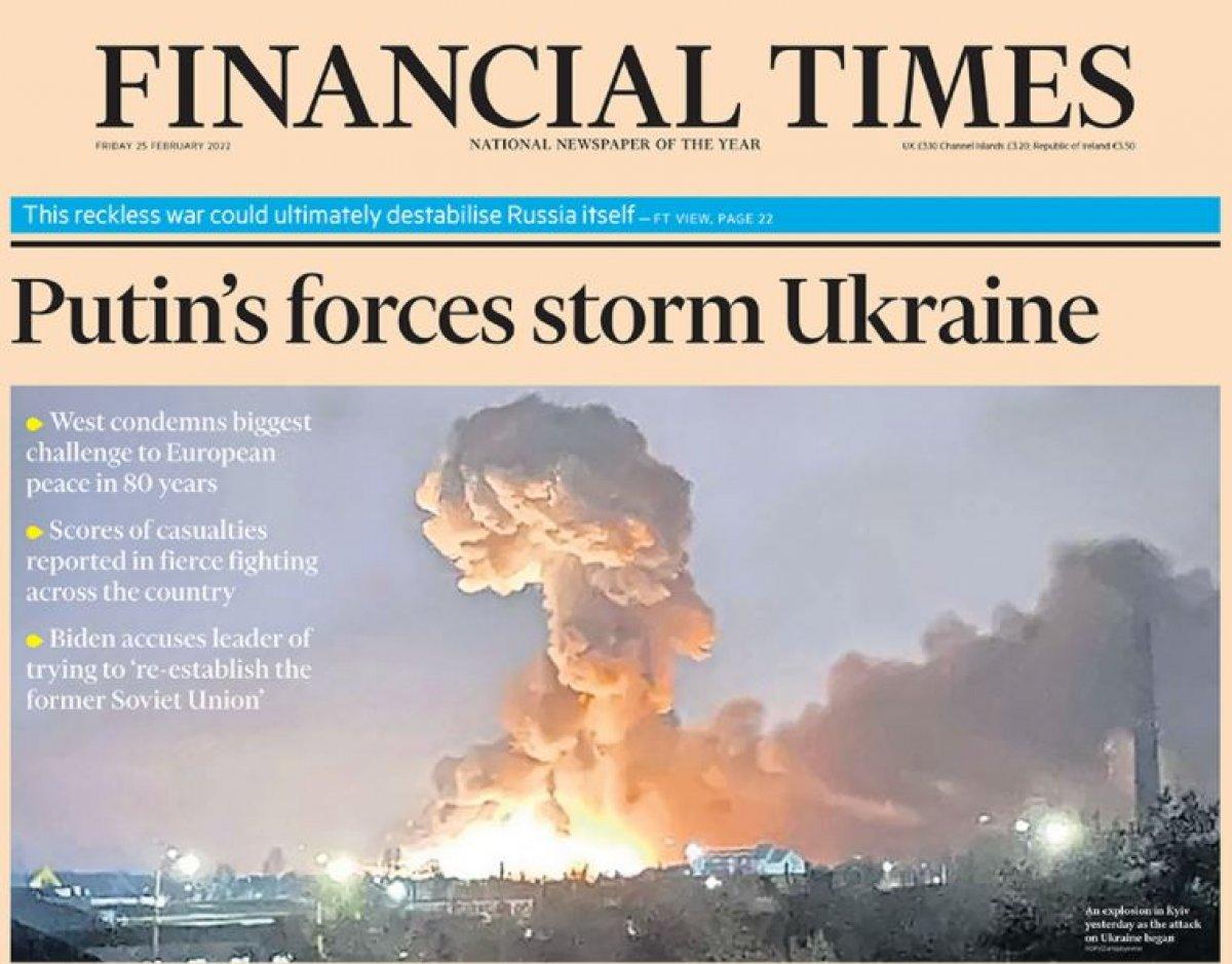 Rusya'nın Ukrayna'ya askeri harekatı dünya gündeminin ilk sırasında