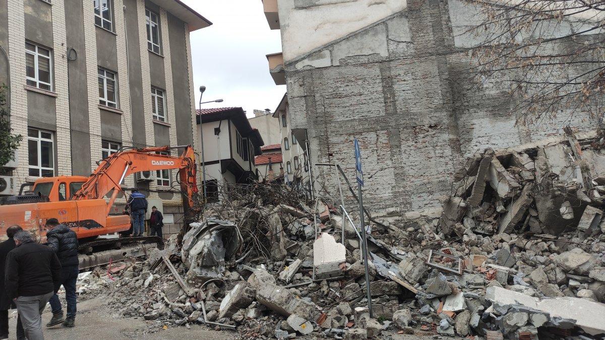 Kastamonu'da makine operatörünün kazası kamerada