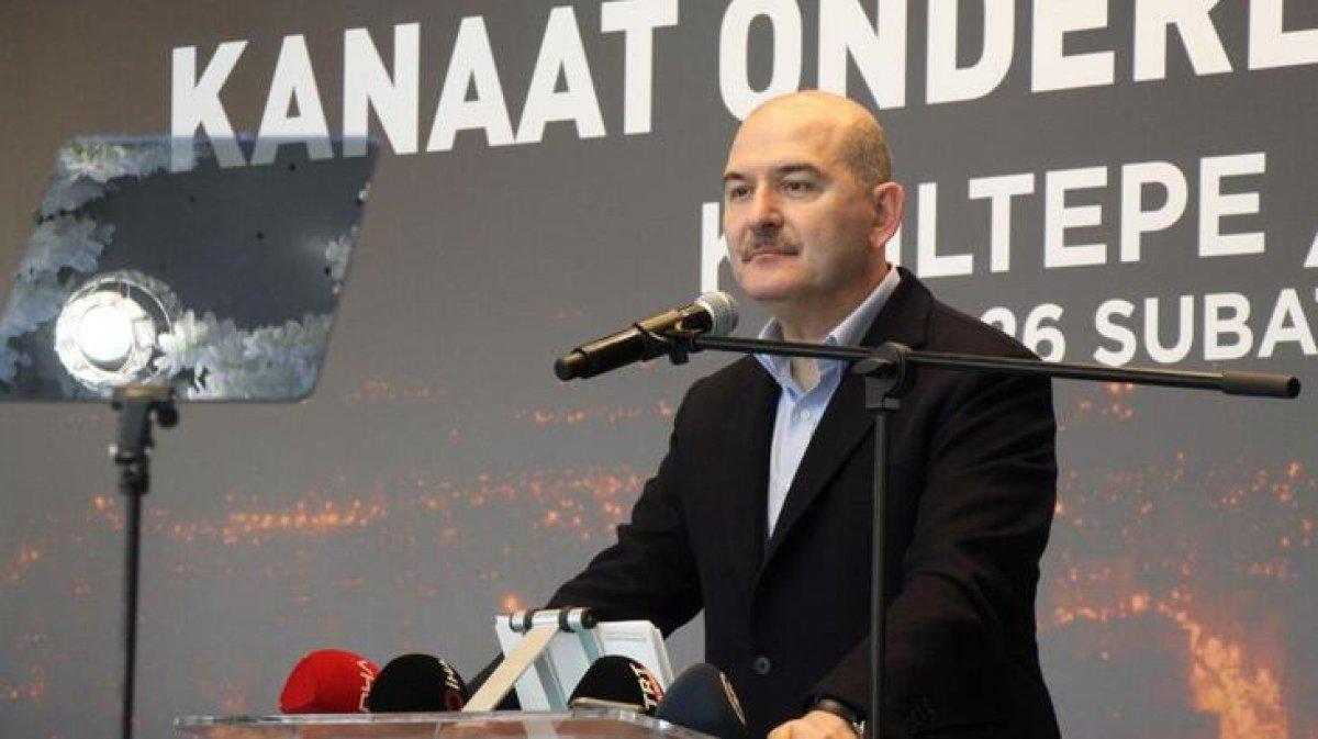 Süleyman soylu:Sırtımızı milletimize, coğrafyamıza yaslamaktan başka çaremiz yok