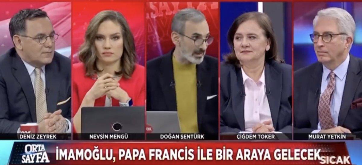 Fox TV'de İmamoğlu Papa Francis ile görüşecek şaşkınlığı