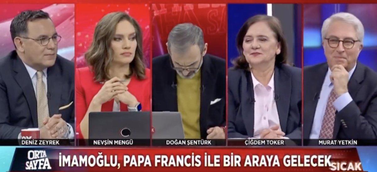 Fox TV'de İmamoğlu Papa Francis ile görüşecek şaşkınlığı