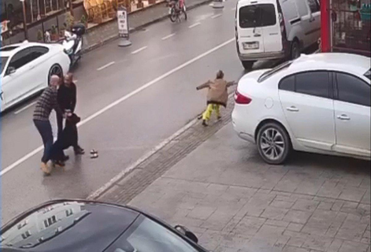 Kocaeli'de köpek tehlikesi: Kardeşini kucağından düşürdü