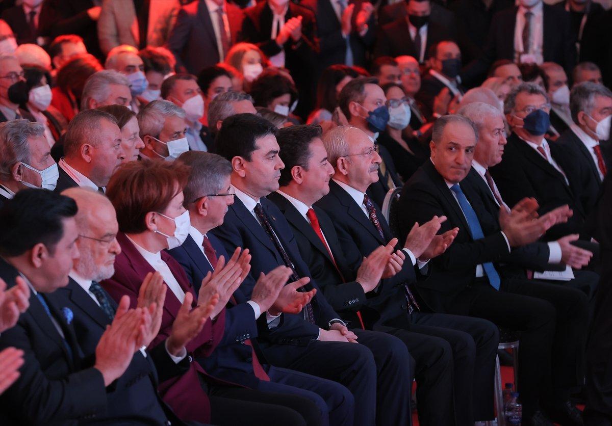 6 muhalefet partisinin ortak mutabakat metni açıklandı