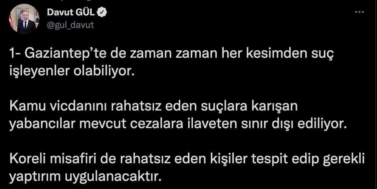 Gaziantep'te Güney Koreli YouTuber, 3 Suriyelinin tacizine uğradı
