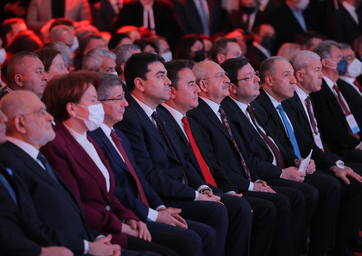 6 muhalefet partisinin ortak mutabakat metni açıklandı