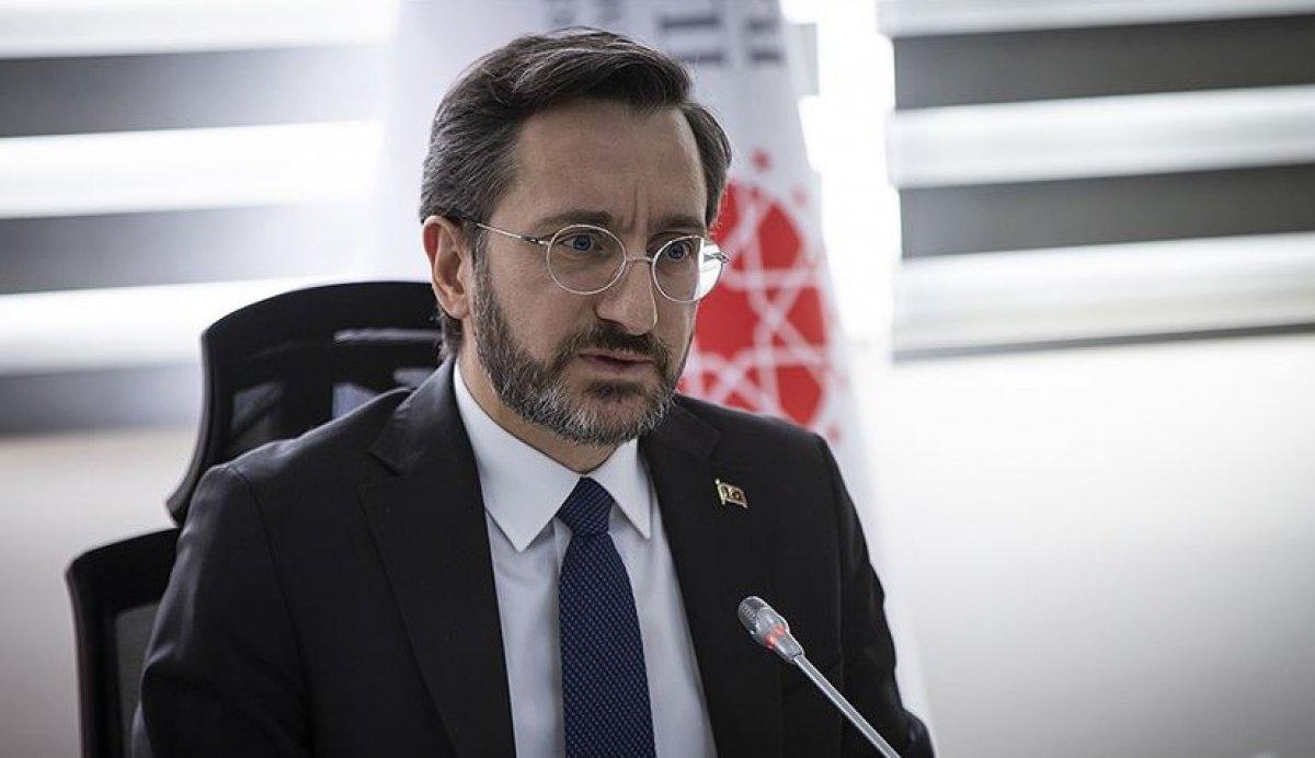 Fahrettin Altun, İstanbul'u Yunanistan toprağı gibi gösteren ABD kanalını uyardı