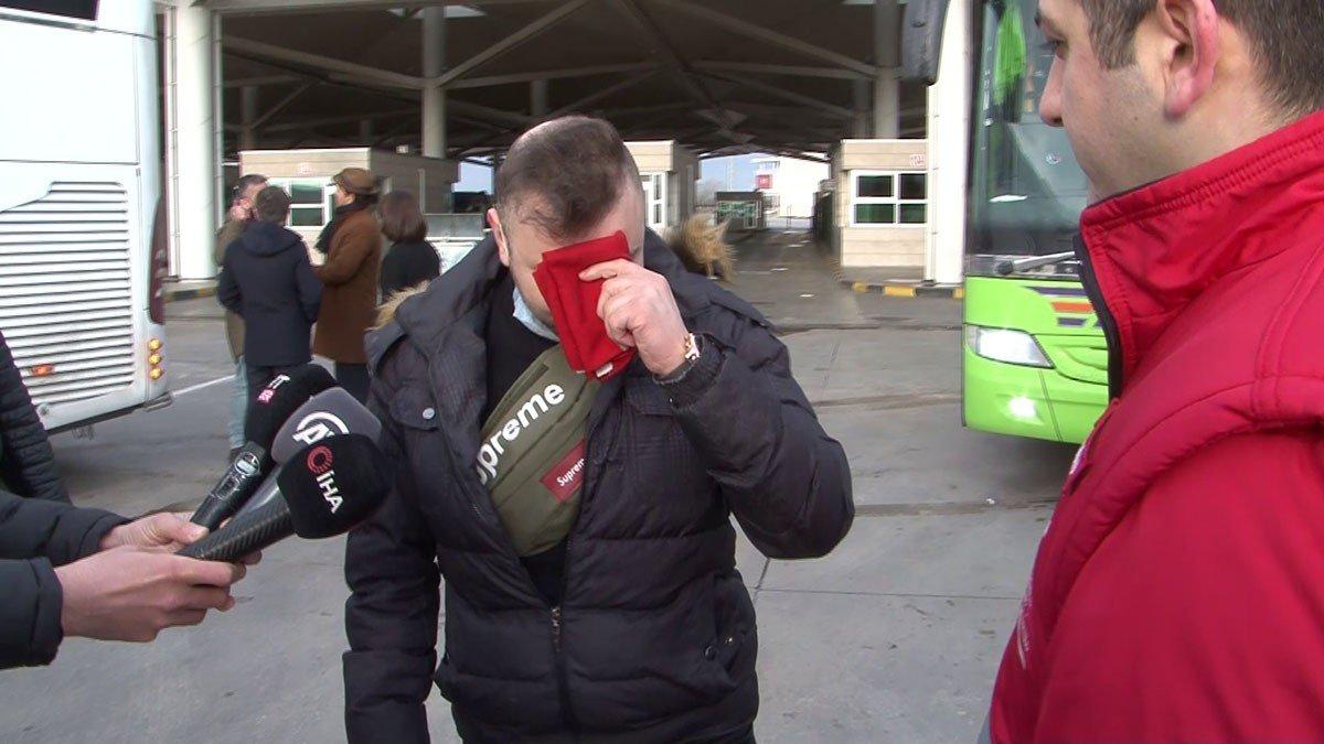 Ukrayna'dan gelen Türk'ün bayrak hassasiyeti