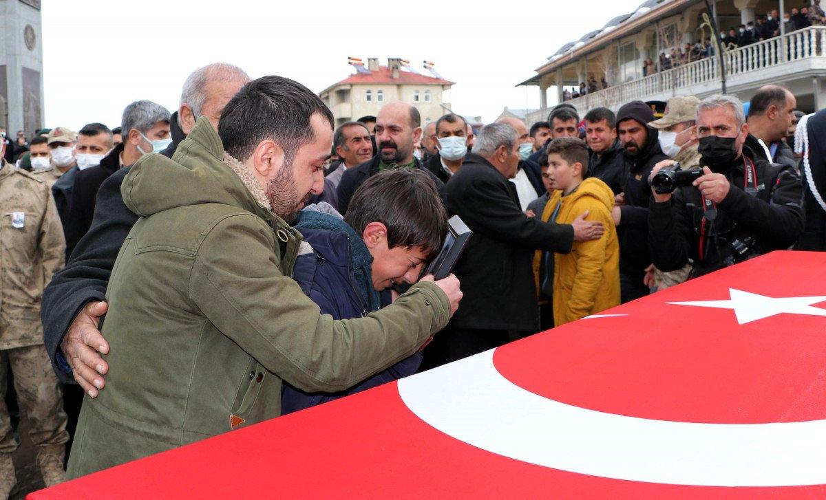 Hakkari’de şehit düşen Mürsel Sunal’a veda