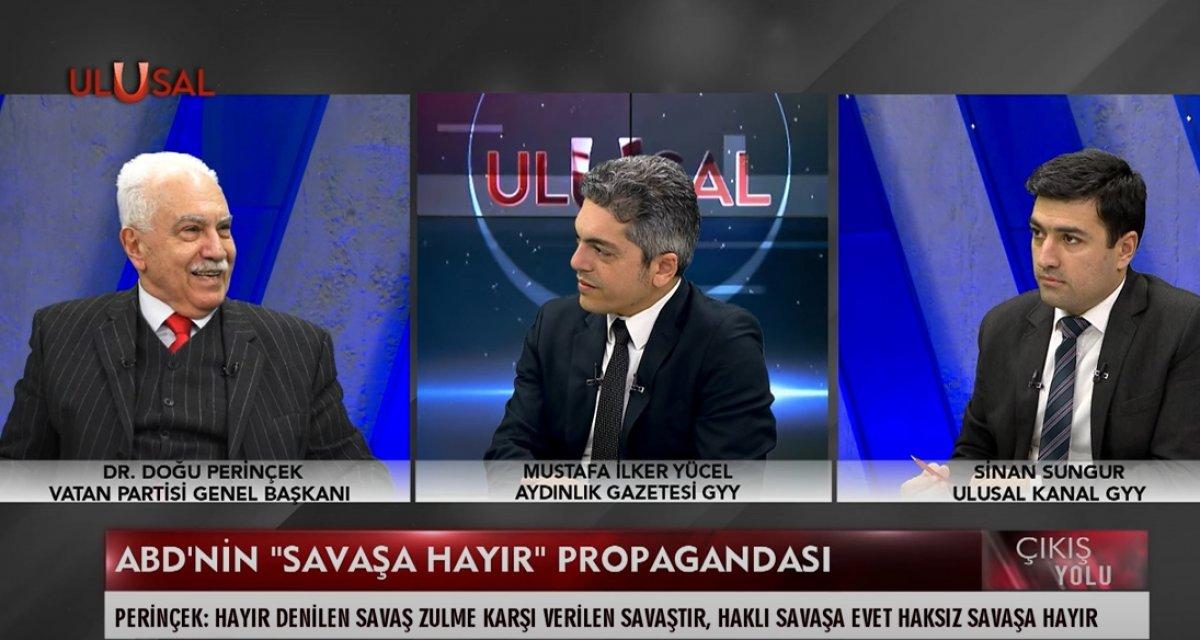 Doğu Perinçek Rusya'nın saldırılarına Hz. Muhammed'den örnek verdi