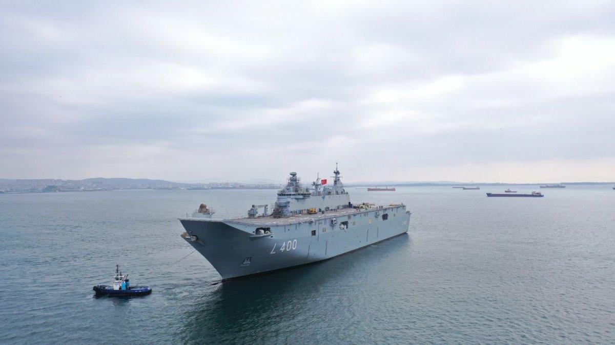 TCG Anadolu’nun deniz testleri başladı