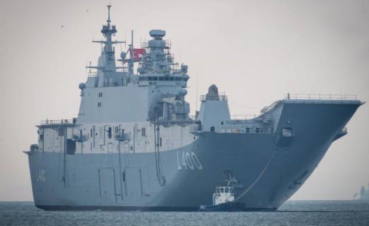 TCG Anadolu’nun deniz testleri başladı