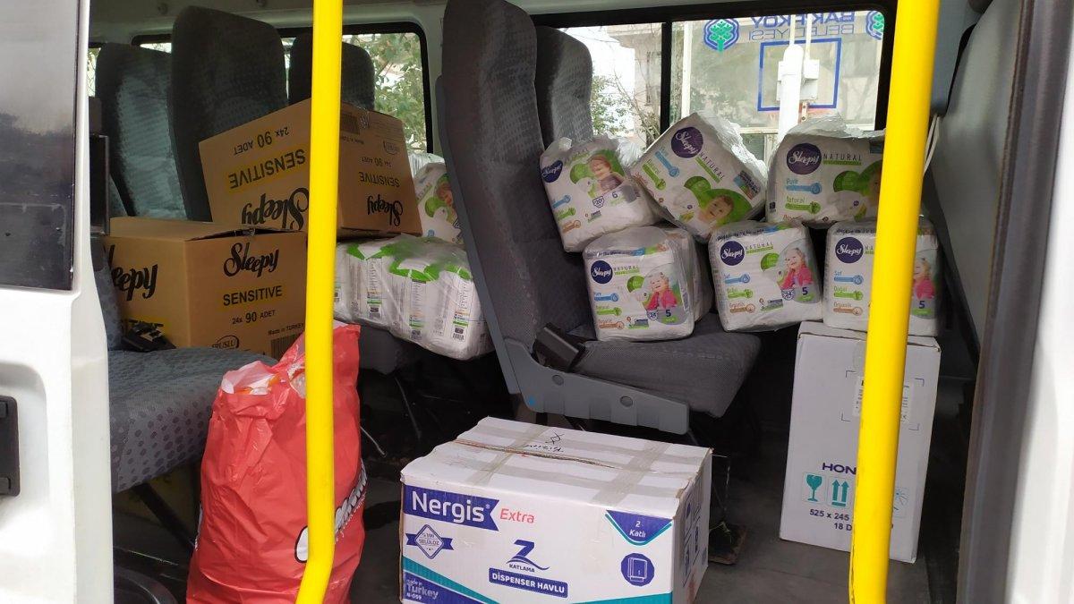 Ukrayna İstanbul Konsolosluğu'nda yardımlar devam ediyor