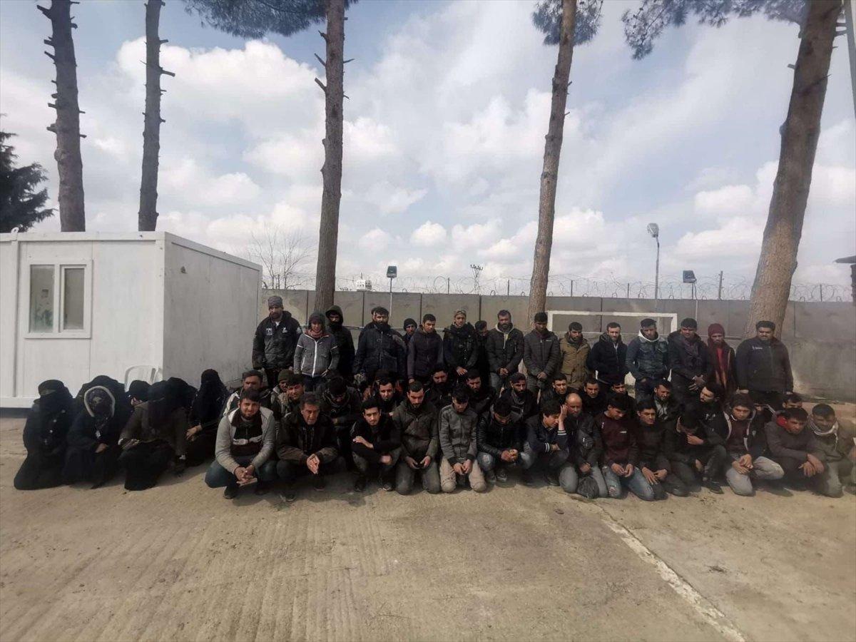 Kilis’te, 80 kaçak göçmen yakalandı