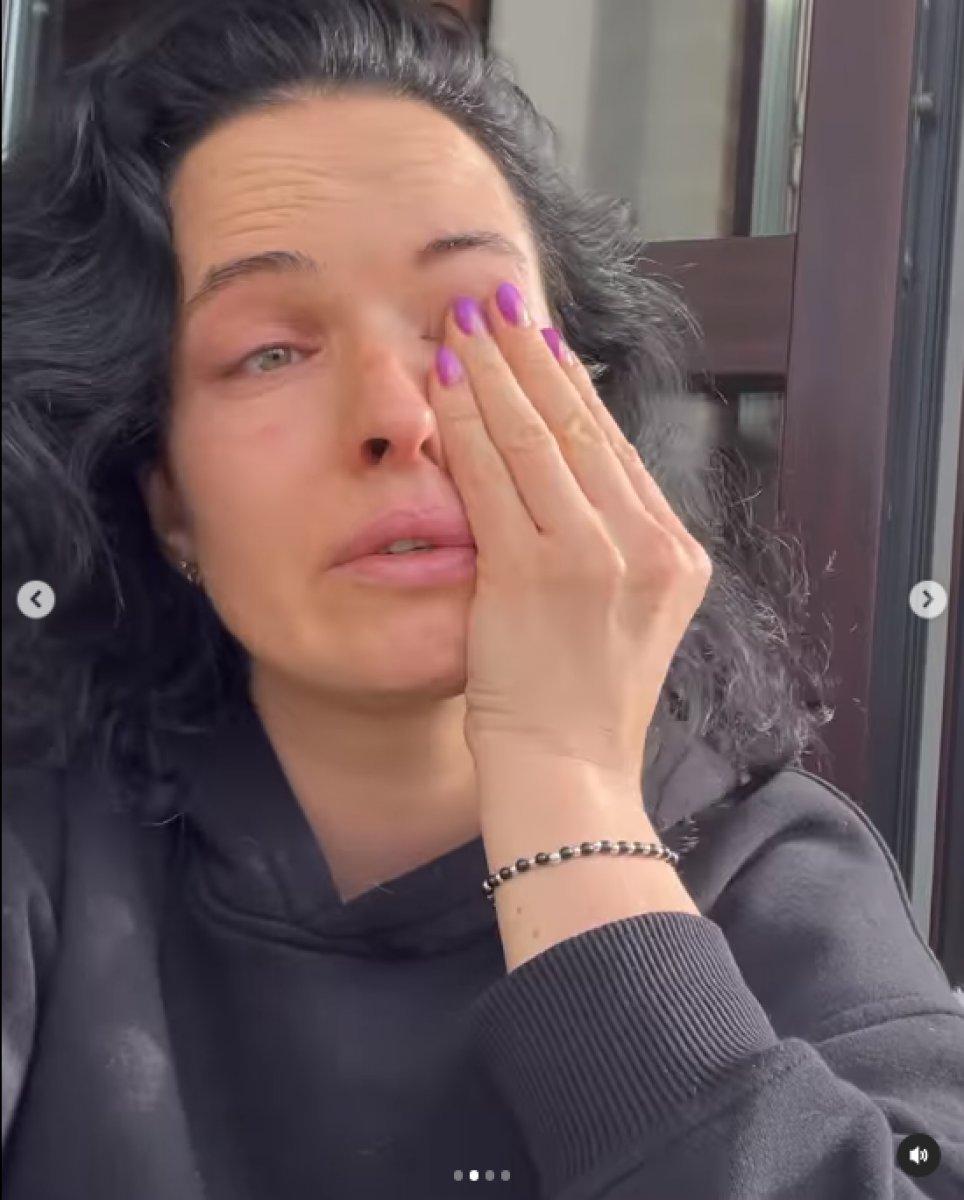 Ukraynalı model Dasha Astafieva, sığınaktan paylaştı