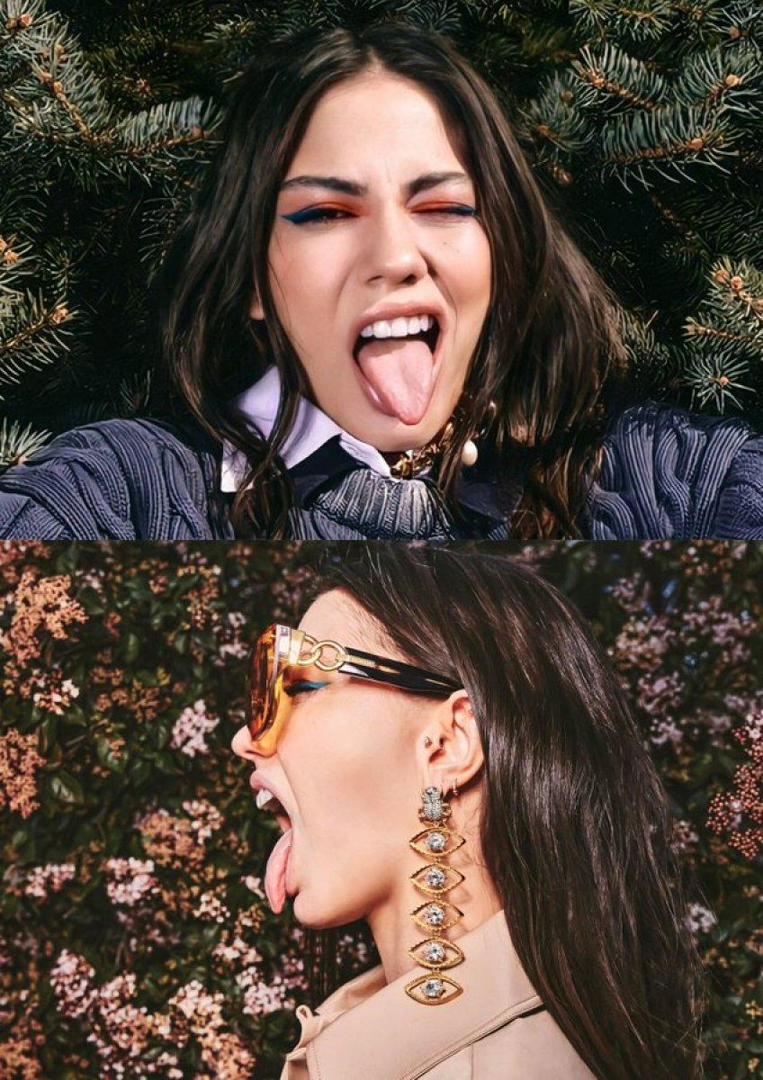 Demet Özdemir, yatakta poz verdi