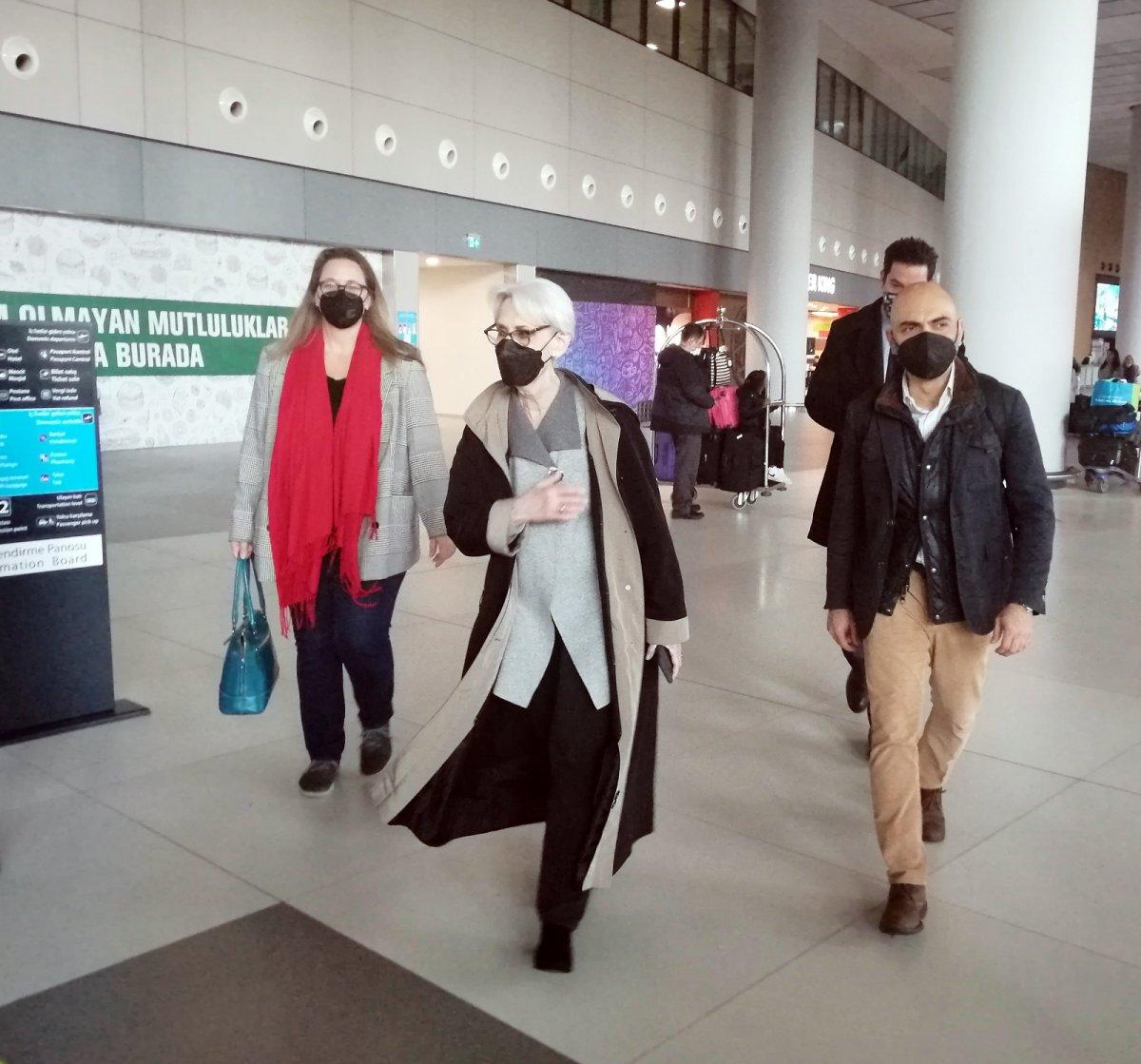 ABD Dışişleri Bakan Yardımcısı Sherman İstanbul'da