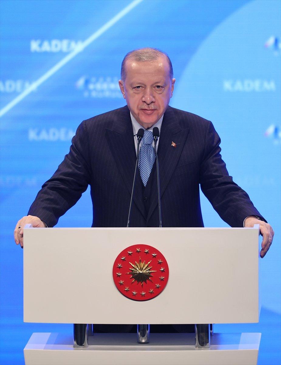 Cumhurbaşkanı Erdoğan'ın KADEM 4'üncü Olağan Genel Kurulu konuşması